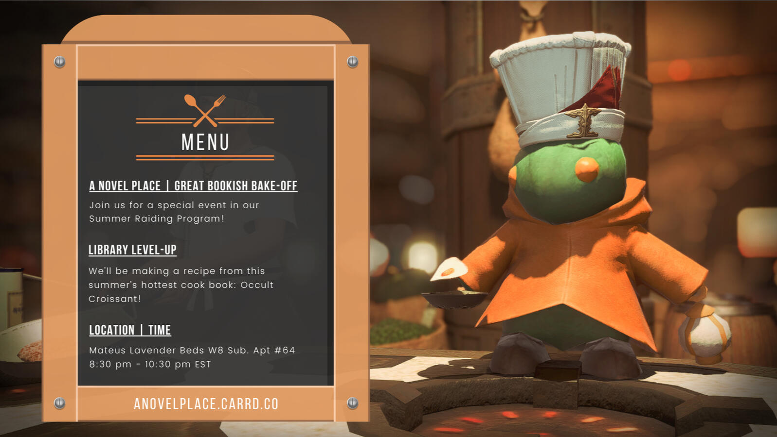 The Great Bookish Bake-Off (Summer Raiding Program 2025)